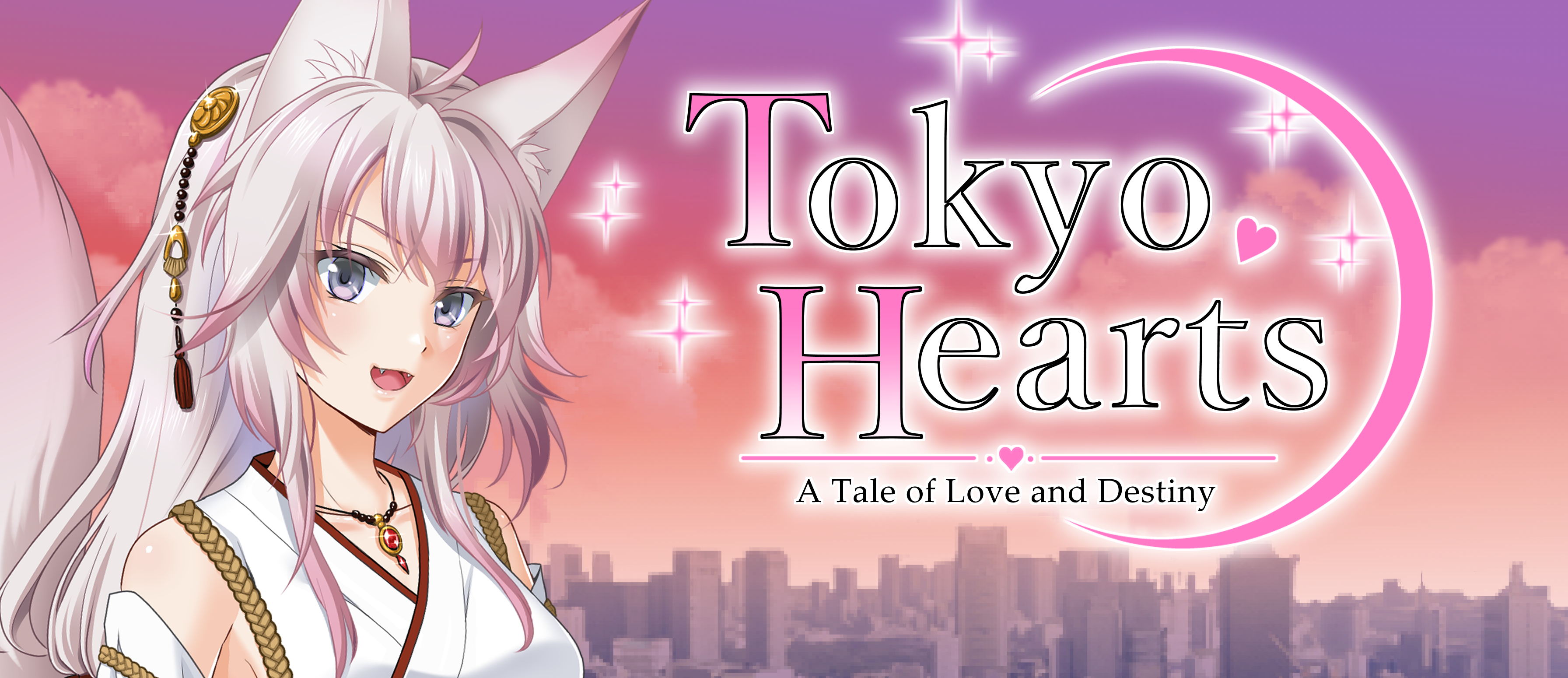 Tokyo Hearts main characters - romantic visual novel artwork featuring dimensional fantasy elements